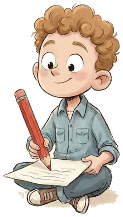 Chachito escribiendo